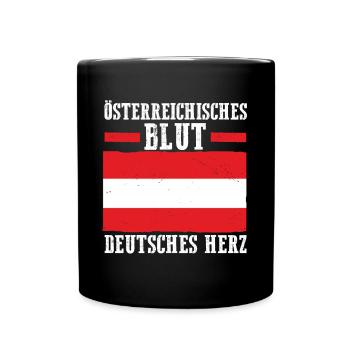 Austrian German Austria - Full Colour Mug - black - Front