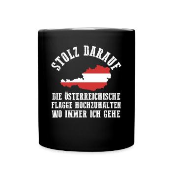 Austrians Austria - Full Colour Mug - black - Front