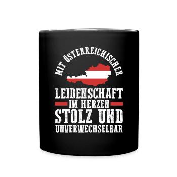 Austrians Austria - Full Colour Mug - black - Front