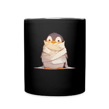 Pingouin Momie Halloween Pingouin Mignon - Mug uni - noir - Devant