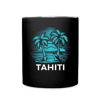 Tahiti Französisch-Polynesien - Tasse einfarbig - Schwarz - Vorne