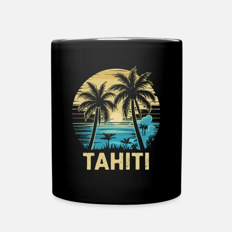 Tahiti, Polynésie française - Mug uni - noir