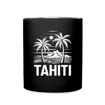 Tahiti Französisch-Polynesien - Tasse einfarbig - Schwarz - Vorne