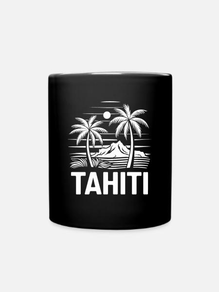 Tahiti, Polynésie française - Mug uni - noir