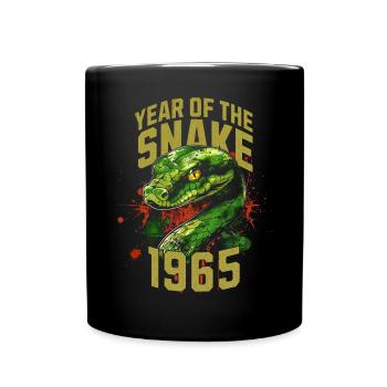 1965 Année du Serpent Astrologie Chinoise - Mug uni - noir - Devant