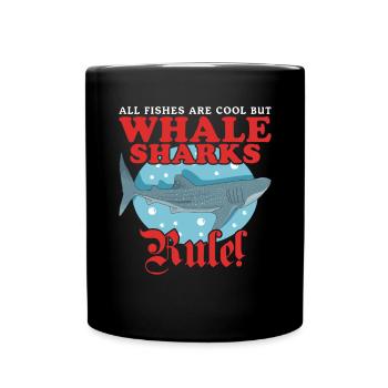 Whale Shark Whale Shark Whale Sharks Whale Sharks Gift - Full Colour Mug - black - Front