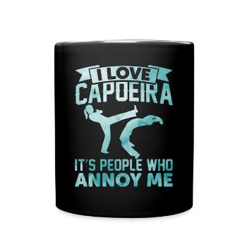 J’adore la Capoeira, ce sont les gens qui m’énervent - Mug uni - noir - Devant