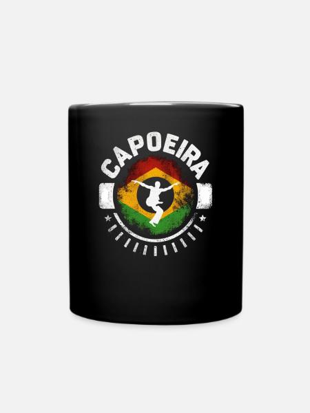 Capoeira - Tasse einfarbig - Schwarz