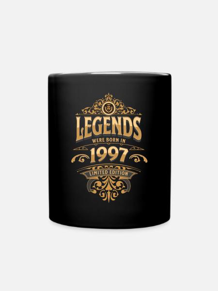 1997 Legende Geburtstag 1997 Geburtsjahr - Tasse einfarbig - Schwarz