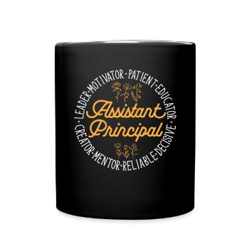 Directeur adjoint - Mug uni - noir - Devant
