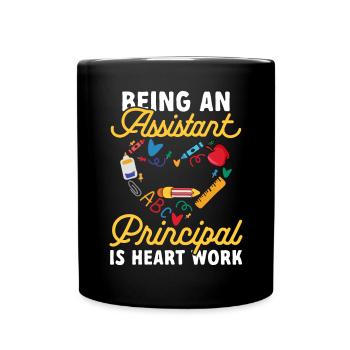 Directeur adjoint - Mug uni - noir - Devant