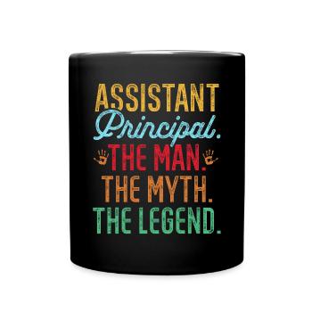 Directeur adjoint - Mug uni - noir - Devant