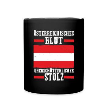 Austrians Austria - Full Colour Mug - black - Front