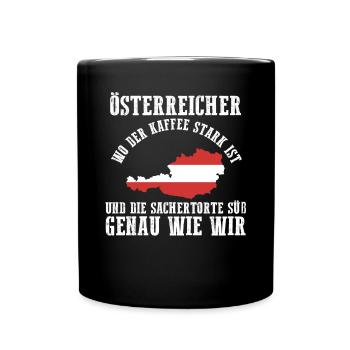 Austrians Austria - Full Colour Mug - black - Front