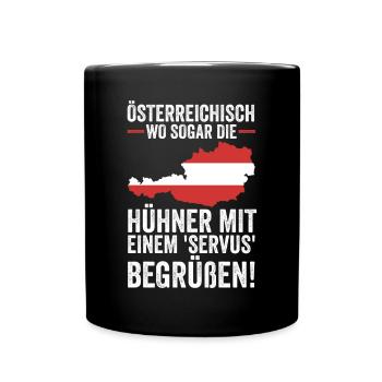 Austrians Austria - Full Colour Mug - black - Front