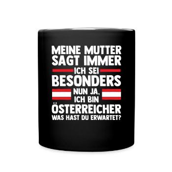 Austrians Austria - Full Colour Mug - black - Front
