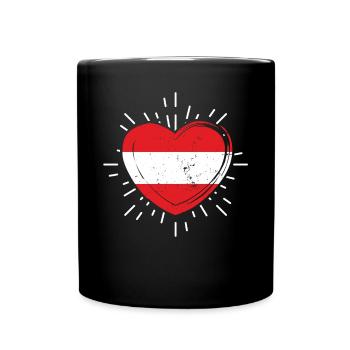 Austrians Austria - Full Colour Mug - black - Front