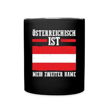 Austrians Austria - Full Colour Mug - black - Front