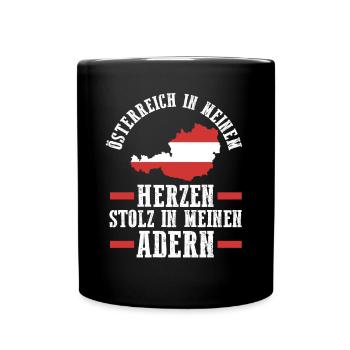 Austrians Austria - Full Colour Mug - black - Front