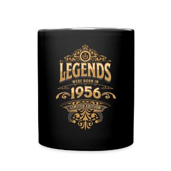 1956 Legend Birthday 1956 Year of birth - Full Colour Mug - black - Front