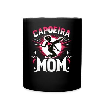 Capoeira Mama - Tasse einfarbig - Schwarz - Vorne