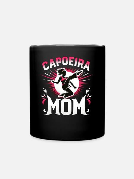 Capoeira Mama - Tasse einfarbig - Schwarz