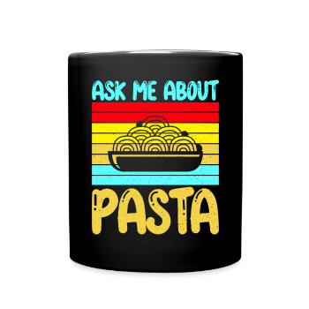 Cadeaux pour les amateurs de pâtes - Mug uni - noir - Devant