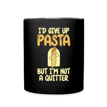 Cadeaux pour les amateurs de pâtes - Mug uni - noir - Devant