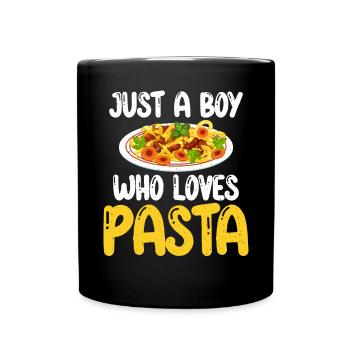 Pasta Lover Gifts - Tasse einfarbig - Schwarz - Vorne
