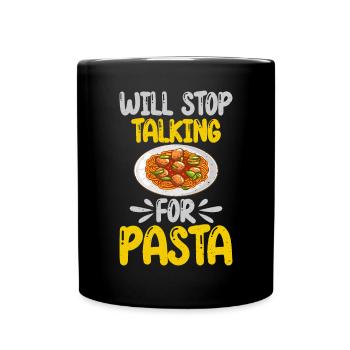 Pasta Lover Gifts - Full Colour Mug - black - Front
