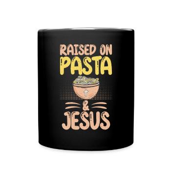 Pasta Lover Gifts - Full Colour Mug - black - Front