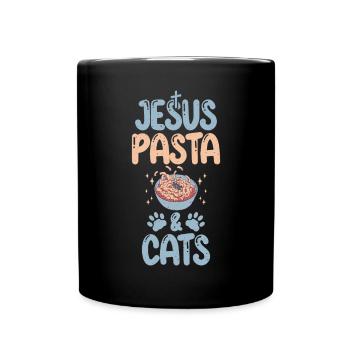 Pasta Lover Gifts - Full Colour Mug - black - Front