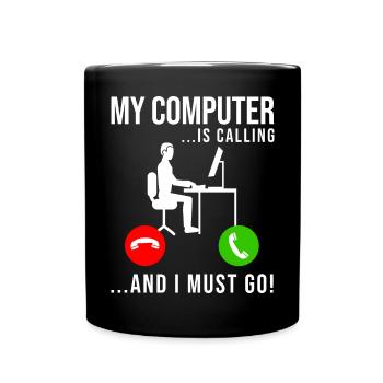 Programmierer Entwickler Programmierer Programmieren IT Computer - Tasse einfarbig - Schwarz - Vorne