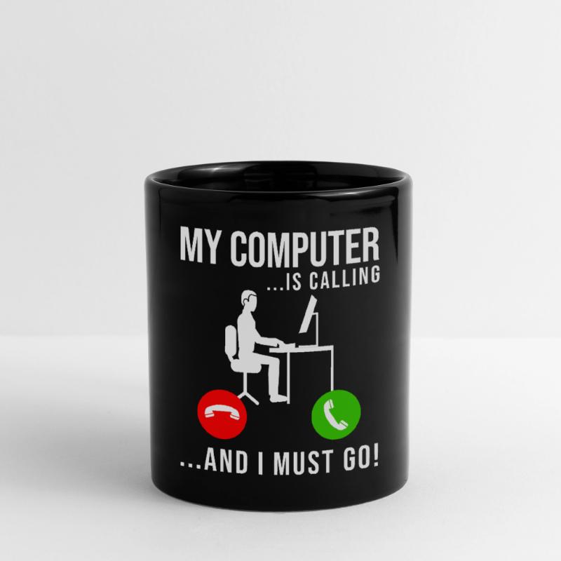 Programmierer Entwickler Programmierer Programmieren IT Computer Tasse einfarbig