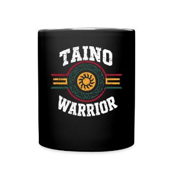 Taino-Indianer Puerto Rico Boricua Puerto-Ricaner - Tasse einfarbig - Schwarz - Vorne