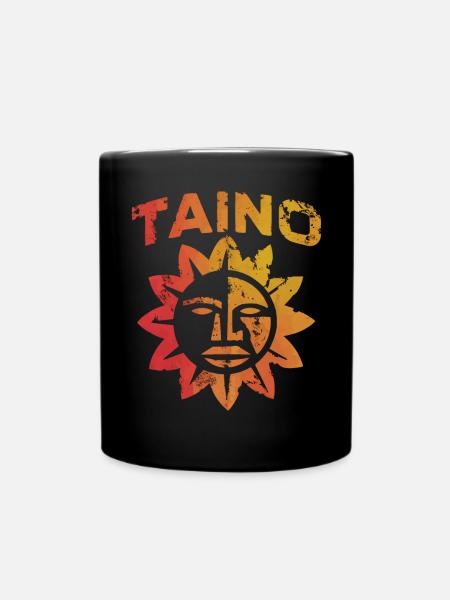 Taïno Indien Porto Rico Boricua Portoricain - Mug uni - noir