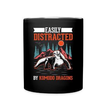 Dragon de Komodo dragon de Komodo varan - Mug uni - noir - Devant