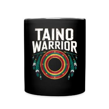 Taino-Indianer Puerto Rico Boricua Puerto-Ricaner - Tasse einfarbig - Schwarz - Vorne