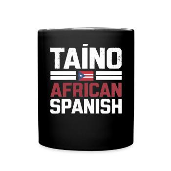 Taino-Indianer Puerto Rico Boricua Puerto-Ricaner - Tasse einfarbig - Schwarz - Vorne