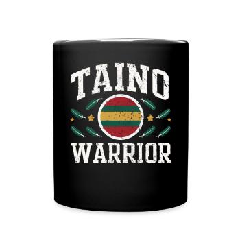 Taino-Indianer Puerto Rico Boricua Puerto-Ricaner - Tasse einfarbig - Schwarz - Vorne