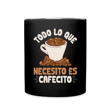 Cafecito Spanish Coffee - Full Colour Mug - black - Front