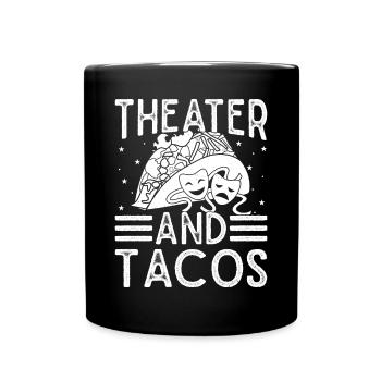 Théâtre Et Tacos Acteur Conception Musicale - Mug uni - noir - Devant