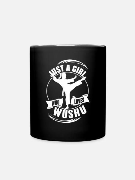 Wushu Spieler Geschenk - Tasse einfarbig - Schwarz