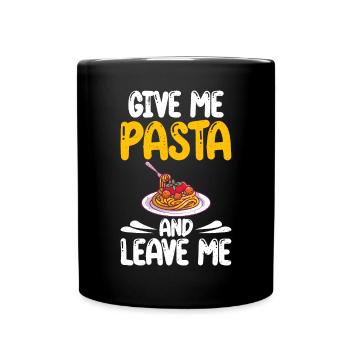 Pasta Lover Gifts - Full Colour Mug - black - Front