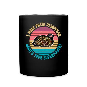 Pasta Lover Gifts - Full Colour Mug - black - Front