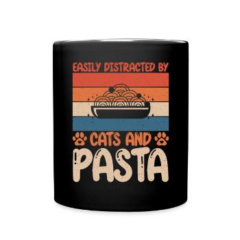 Cadeaux pour les amateurs de pâtes - Mug uni - noir - Devant