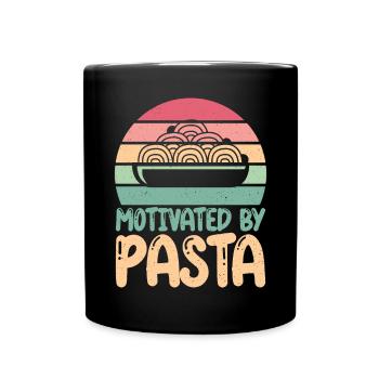 Cadeaux pour les amateurs de pâtes - Mug uni - noir - Devant