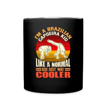 Je suis un gamin de Capoeira brésilienne comme un normal - Mug uni - noir - Devant