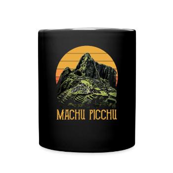 machu picchu, Peruvian machu picchu - Tasse einfarbig - Schwarz - Vorne