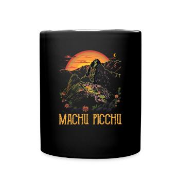 machu picchu, Peruvian machu picchu - Tasse einfarbig - Schwarz - Vorne